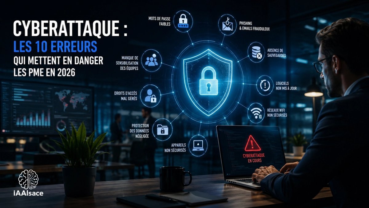 Cyberattaque : les 10 erreurs qui mettent en danger les PME en 2026