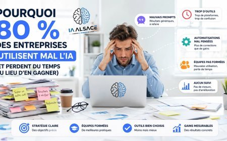 Pourquoi 80 % des entreprises utilisent mal l’IA (et perdent du temps au lieu d’en gagner)