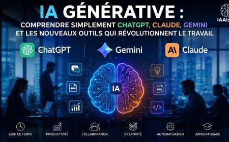 IA générative : comprendre simplement ChatGPT, Claude, Gemini et les nouveaux outils qui révolutionnent le travail